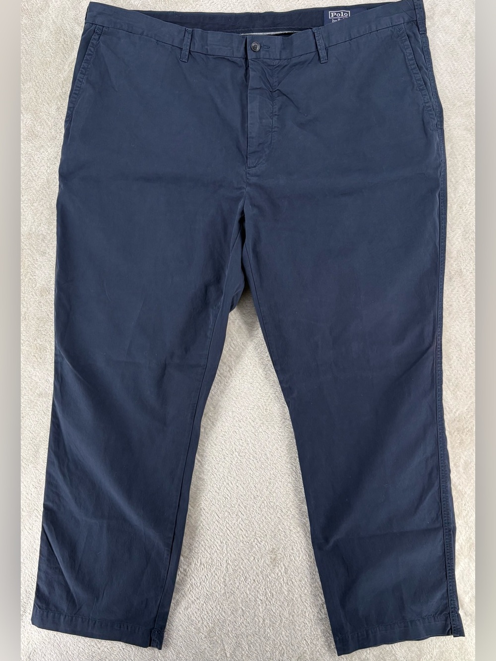 Polo Ralph Lauren Classic Fit Navy Chino Pants 44x32 Men's Casual Cotton Trouser